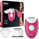 Braun Silk-Ã©pil 3 3-410 - Elektrische epilator voor dames - roze/wit