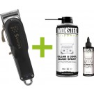 WAHL Senior Cordless Tondeuse Draadloos Lithium-ion + Monster Clippers Clean & Cool Blade Spray + Monster Clippers Oil voor Tondeuses en Trimmers
