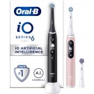 Oral-B iO 6 - Black & Pink - Elektrische Tandenborstels - Ontworpen Door Braun