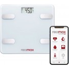 Rossmax WF262 Slimme Personenweegschaal - Met Uitgebreide Lichaamsanalyse met Vetpercentage - BMI - BMR - Spiermassa - Digitaal - Bluetooth - Smartphone App - Geheugen - Persoonlijke Doelen Instellen - Wit