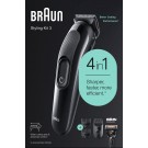 Braun Multigroomer 3 SK3300, 5-in-1 Baardtrimmer Voor Mannen, Haartrimmer, Voor Gezicht, Haar